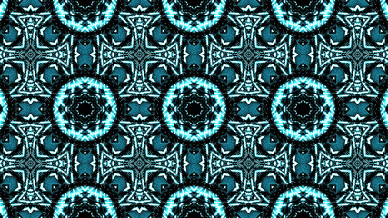 Geometric kaleidoscope multicolored seamless pattern. Abstract background. Beautiful multicolor kaleidoscope texture. Unique kaleidoscope design. Illustration for design.