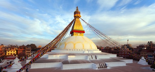 View of Bodhnath stupa one from the best buddhist stupas