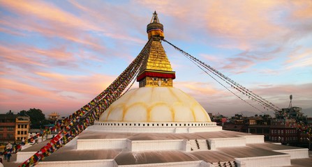 View of Bodhnath stupa one from the best buddhist stupas