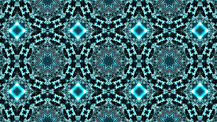 Geometric kaleidoscope multicolored seamless pattern. Abstract background. Beautiful multicolor kaleidoscope texture. Unique kaleidoscope design. Illustration for design.