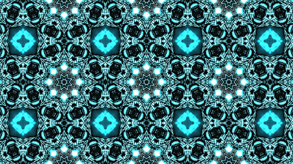 Geometric kaleidoscope multicolored seamless pattern. Abstract background. Beautiful multicolor kaleidoscope texture. Unique kaleidoscope design. Illustration for design.