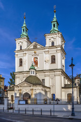 Fototapeta na wymiar Church of St. Florian, Krakow, Poland