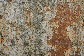 Old background with old paint and rust. Grunge background texture.