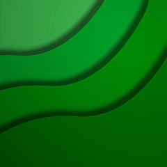 Abstract green modern banner. Modern concept waves design for banners