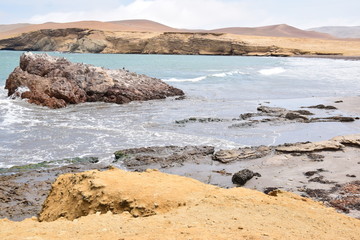 Scenery in Paracas, Peru