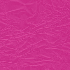 Pink old crumpled paper texture. Paper texture