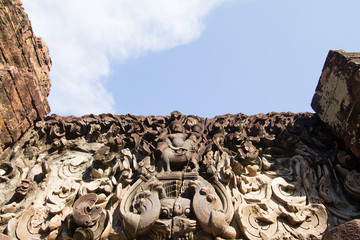 illustration to article of Si Thep Historical Park, castles, royal, ancient, Phetchabun, Thailand Tourism Award.