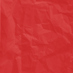 Obraz premium Red vintage paper texture. Red crumpled paper