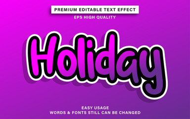 holiday text effect