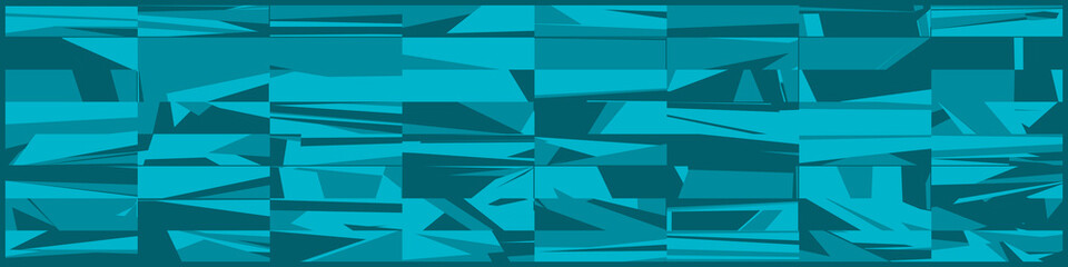 Abstract Random Color Poligones Generative Art background illustration