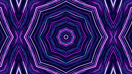 Geometric kaleidoscope multicolored seamless pattern. Abstract background. Beautiful multicolor kaleidoscope texture. Unique kaleidoscope design. Illustration for design.