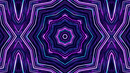 Geometric kaleidoscope multicolored seamless pattern. Abstract background. Beautiful multicolor kaleidoscope texture. Unique kaleidoscope design. Illustration for design.