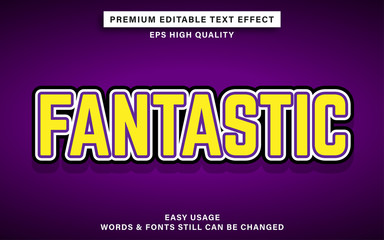 fantastic text effect