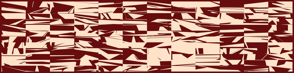 Abstract Random Color Poligones Generative Art background illustration