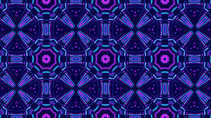 Trendy Beautiful Artistic Kaleidoscope Exotic Abstract Pattern. Bright And Colorful Original Stylish Floral Background Print, Illustration Of Kaleidoscope