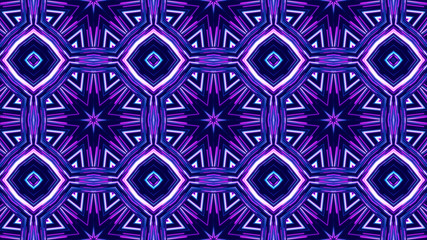 Trendy Beautiful Artistic Kaleidoscope Exotic Abstract Pattern. Bright And Colorful Original Stylish Floral Background Print, Illustration Of Kaleidoscope