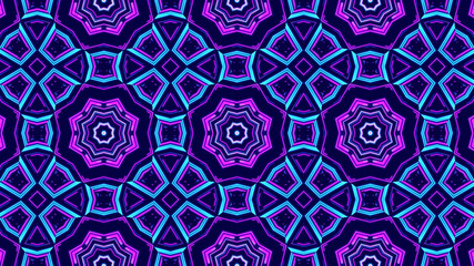 Trendy Beautiful Artistic Kaleidoscope Exotic Abstract Pattern. Bright And Colorful Original Stylish Floral Background Print, Illustration Of Kaleidoscope