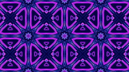 Trendy Beautiful Artistic Kaleidoscope Exotic Abstract Pattern. Bright And Colorful Original Stylish Floral Background Print, Illustration Of Kaleidoscope