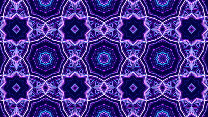Trendy Beautiful Artistic Kaleidoscope Exotic Abstract Pattern. Bright And Colorful Original Stylish Floral Background Print, Illustration Of Kaleidoscope