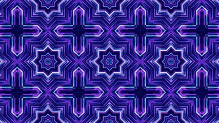 kaleidoscope sequence patterns. 4k Abstract multicolored motion graphics background. Or for yoga, clubs, shows, mandala, fractal animation. Beautiful bright ornament. Seamless loop.