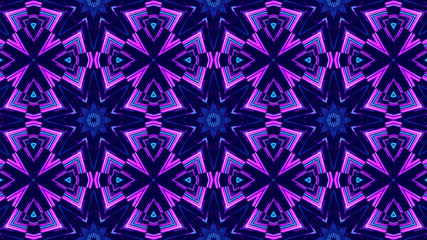 kaleidoscope sequence patterns. 4k Abstract multicolored motion graphics background. Or for yoga, clubs, shows, mandala, fractal animation. Beautiful bright ornament. Seamless loop.