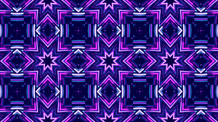 kaleidoscope sequence patterns. 4k Abstract multicolored motion graphics background. Or for yoga, clubs, shows, mandala, fractal animation. Beautiful bright ornament. Seamless loop.