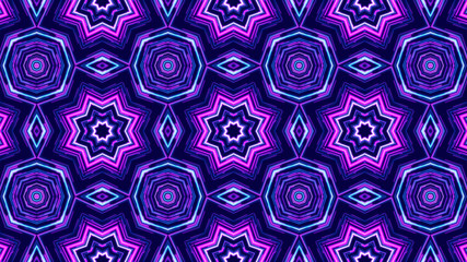 kaleidoscope sequence patterns. 4k Abstract multicolored motion graphics background. Or for yoga, clubs, shows, mandala, fractal animation. Beautiful bright ornament. Seamless loop.