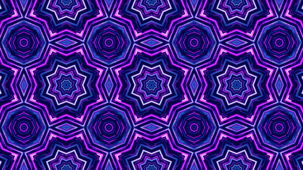 kaleidoscope sequence patterns. 4k Abstract multicolored motion graphics background. Or for yoga, clubs, shows, mandala, fractal animation. Beautiful bright ornament. Seamless loop.
