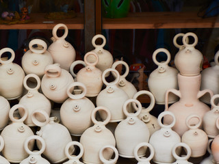 Jugs of water to drink fresh water