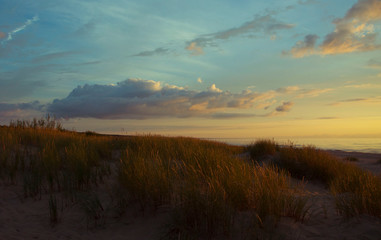 Sunset at Bolderaja Beach