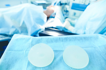 Man surgeon at work in operating room