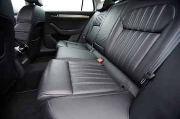 Interior of modern car