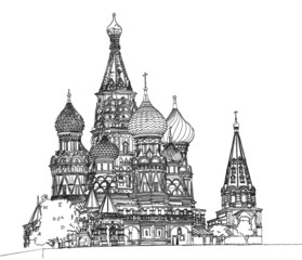 Naklejka premium St. Basils Cathedral