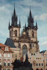 Fototapeta premium Church of our lady before Tyn, Prague, Czech Republic