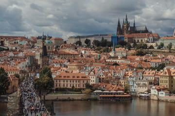 Obraz premium A View of Prague, Czech Republic