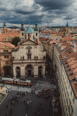Naklejka na ściany i meble A View of Prague, Czech Republic