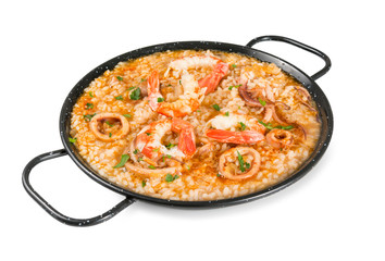 Arroz caldoso con marisco