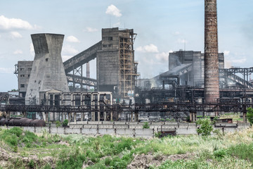 The largest air pollutant in city Dnipro Ukraine is coke-chemical plant. Flue gas stacks emit...