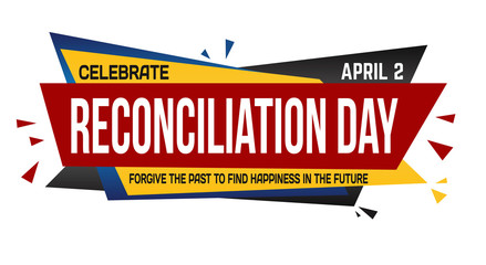 Reconciliation day banner design