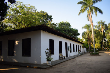 Taubaté, São Paulo, Brazil - October 17, 2019 - side view of the House at Sítio do Pica-pau Amarelo in Taubaté, from the stories of esdritor Monteiro Lobato.