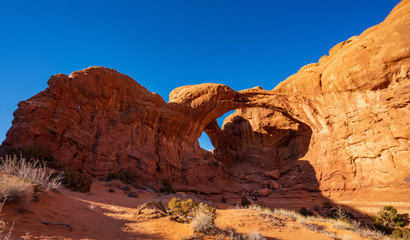 Double Arch in Arches National Park