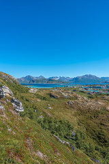 Fototapeta premium Sommaroy in Troms, Norway,