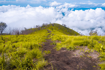 Savanna mountain which is still beautiful and fertile