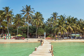 May Rut Ngoai island waterfront, Kien Giang, Vietnam