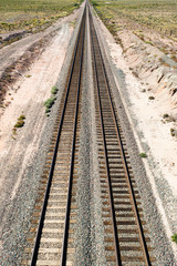 Fototapeta na wymiar Desert Railroad
