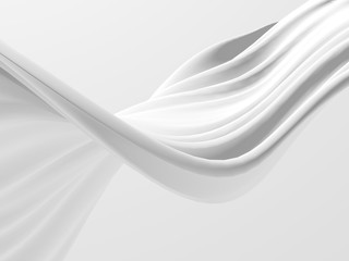 White abstract liquid wavy background