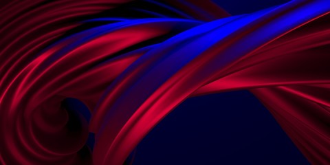 Colorful Liquid metallic wavy background