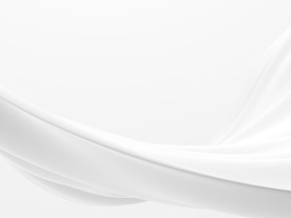 White abstract liquid wavy background