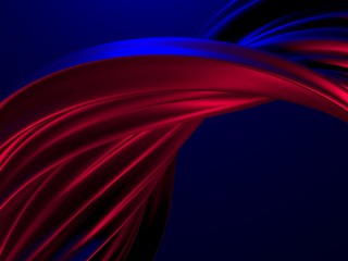 Colorful Liquid metallic wavy background