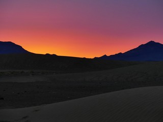 Fototapeta na wymiar Desert sunrise, Morocco